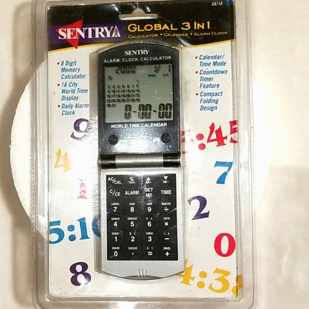 Calendar/Calculator/Alarm Clock